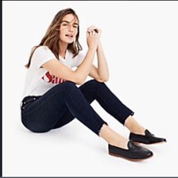 J. Crew Denim - J. Crew Petite curvy toothpick jean dark worn wash